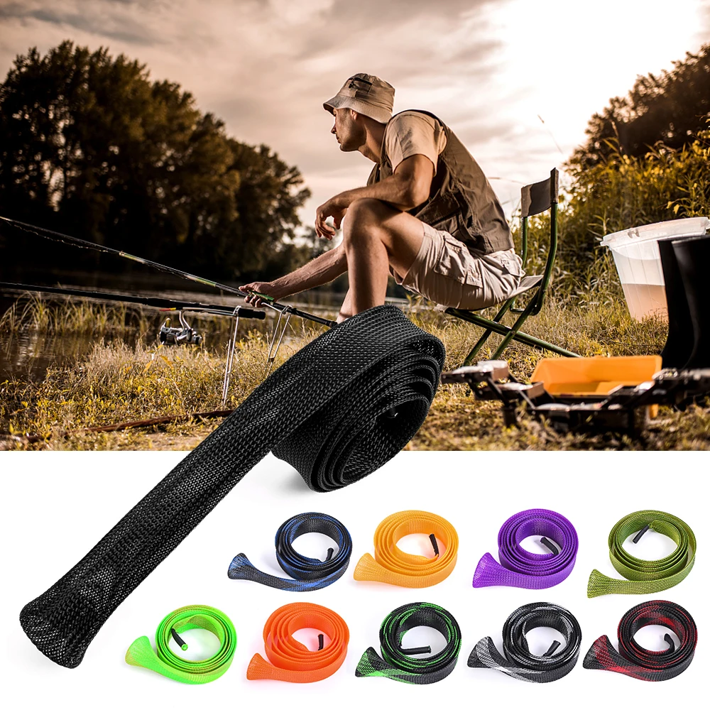 Protection de canne à pêche manchon couvre canne pour spinning casting et pêche sur glace