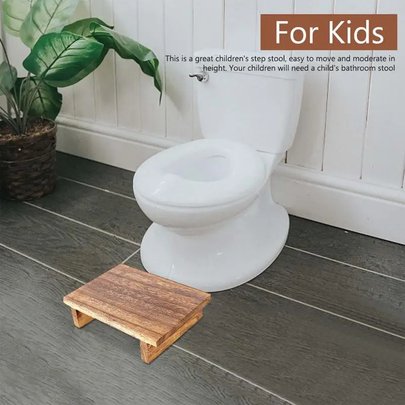 

Bedside Step Stool Stools For kids and Adults Feet Rest Wooden Footstool Footrest Living Room Stepping Office Home Furniture