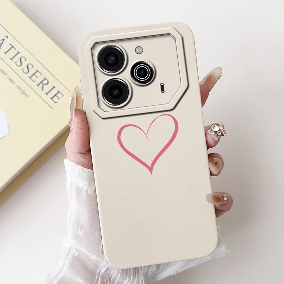 Tecno Pova 6 Pro Candy Painted Soft TPU Phone Case - New Fashion Bumper Cover