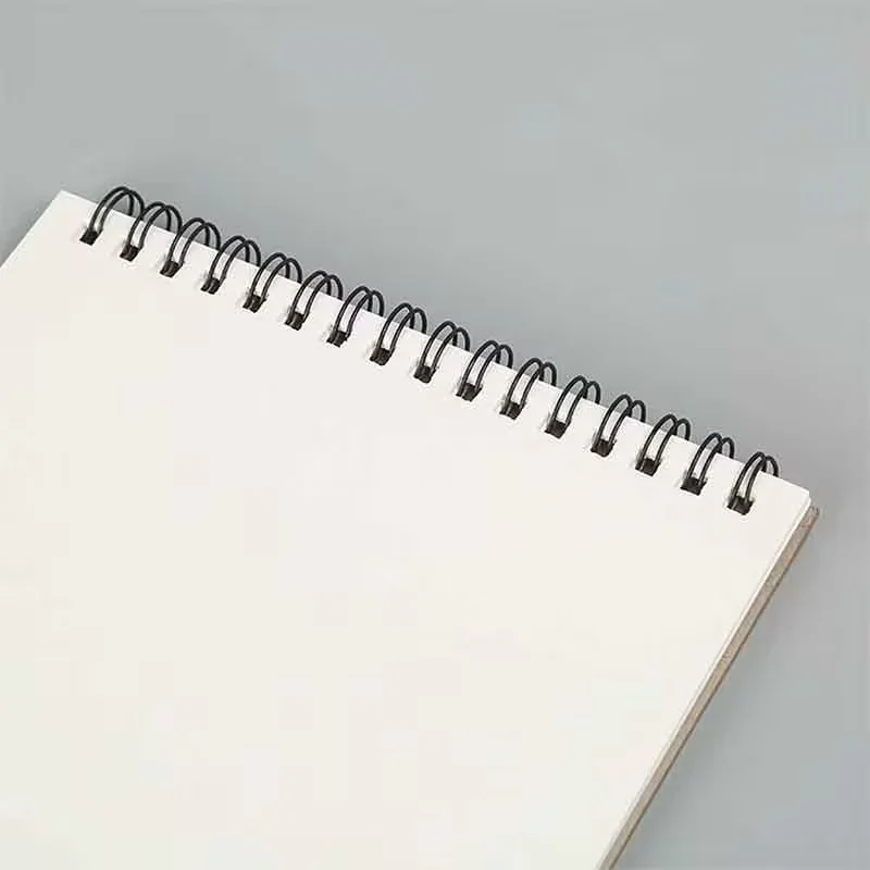 A5 스프링 제본 수채화 용지 패드, 300gsm 고중량 무산지 아트지, 16매 콜드프레스 스케치북 (수채화용)