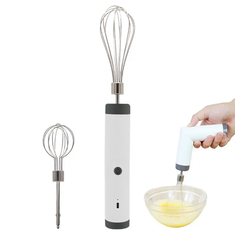 

Handheld Coffee Frother 3 Speeds Quick Foaming Blender Rechargeable Milk Foamer Electric Whipper Whisk with Foldable Handle