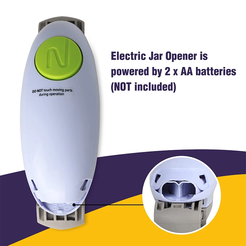 Electric Bottle Opener Binaural Can Jar Tin Opener One-button Automatic Bottle Cap Opening Easy for Home Use Kitchen Gadgets