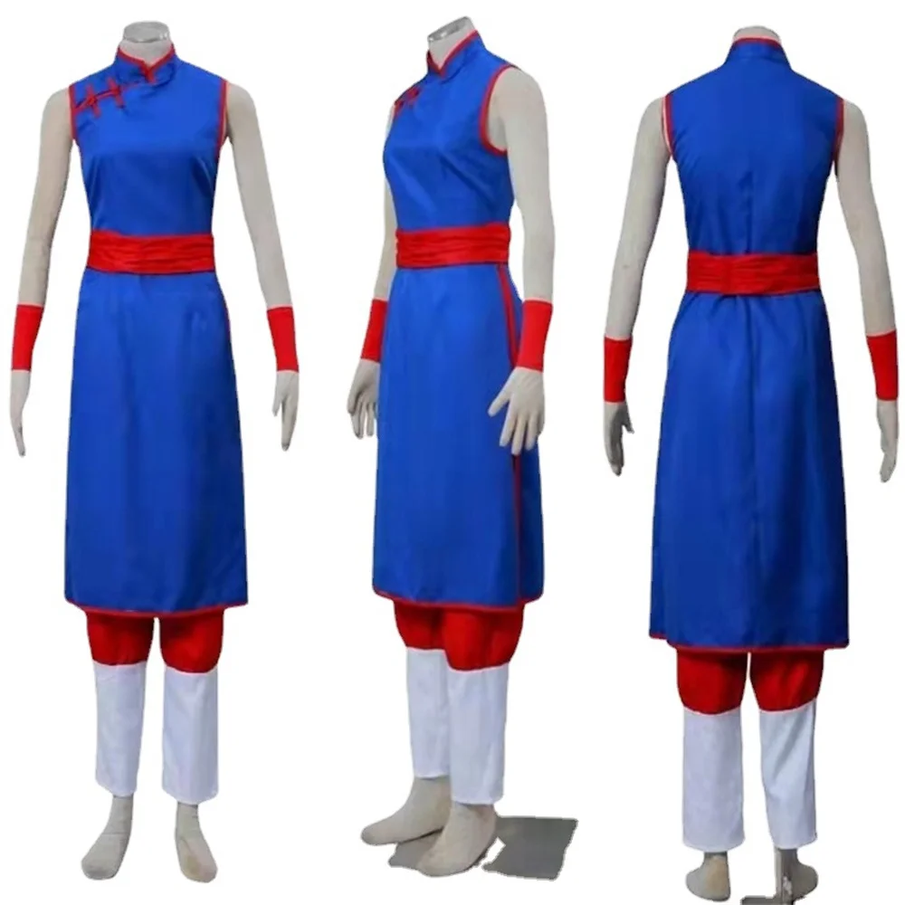 Dragon Ball Z: Chi Chi | Blue Cheongsam Cosplay Costume 13 Dragon Ball Z Chi Chi Blue Cheongsam Cosplay Costume