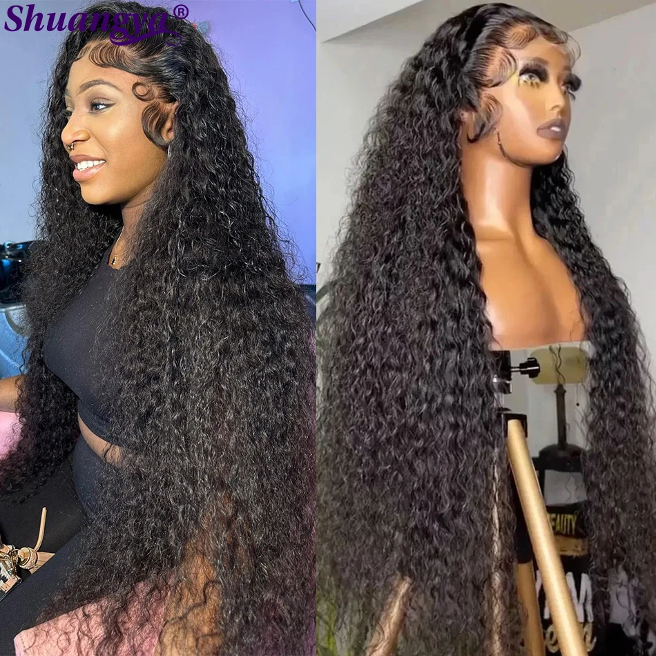 13x4 Lace Front Human Hair Wigs Water Wave Lace Frontal Wigs For Women Brazilian 100% Human Hair Deep Water Wave Front
