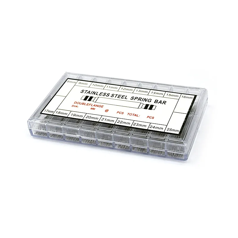 Comprehensive Set of Stainless Steel Spring Bars for Watchband Repair and Replacement (270 Pieces, 8mm-25mm)