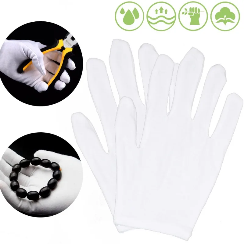 Comfortable Cotton Protective Glove Eczema Patients Brand New Elastic Gloves High Stretch Lining Mittens Cleaning Accessories