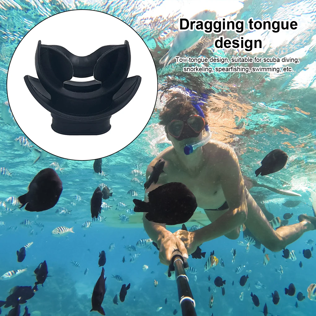 Lot De 2 Embouts Buccaux Plongée En Silicone Transparent - Ajustement Ergonomique, Anti-fuite - Pour Détendeur, Snorkeling, Natation