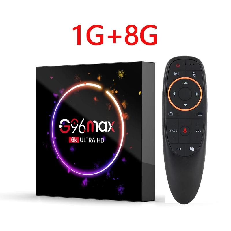 Android 10.0 TV BOX G96max  Allwinner H616 Voice Assistant 3D 6K 1080P Video TV Receiver Wifi 2.4G&5.8G TV Box Set Top Box 