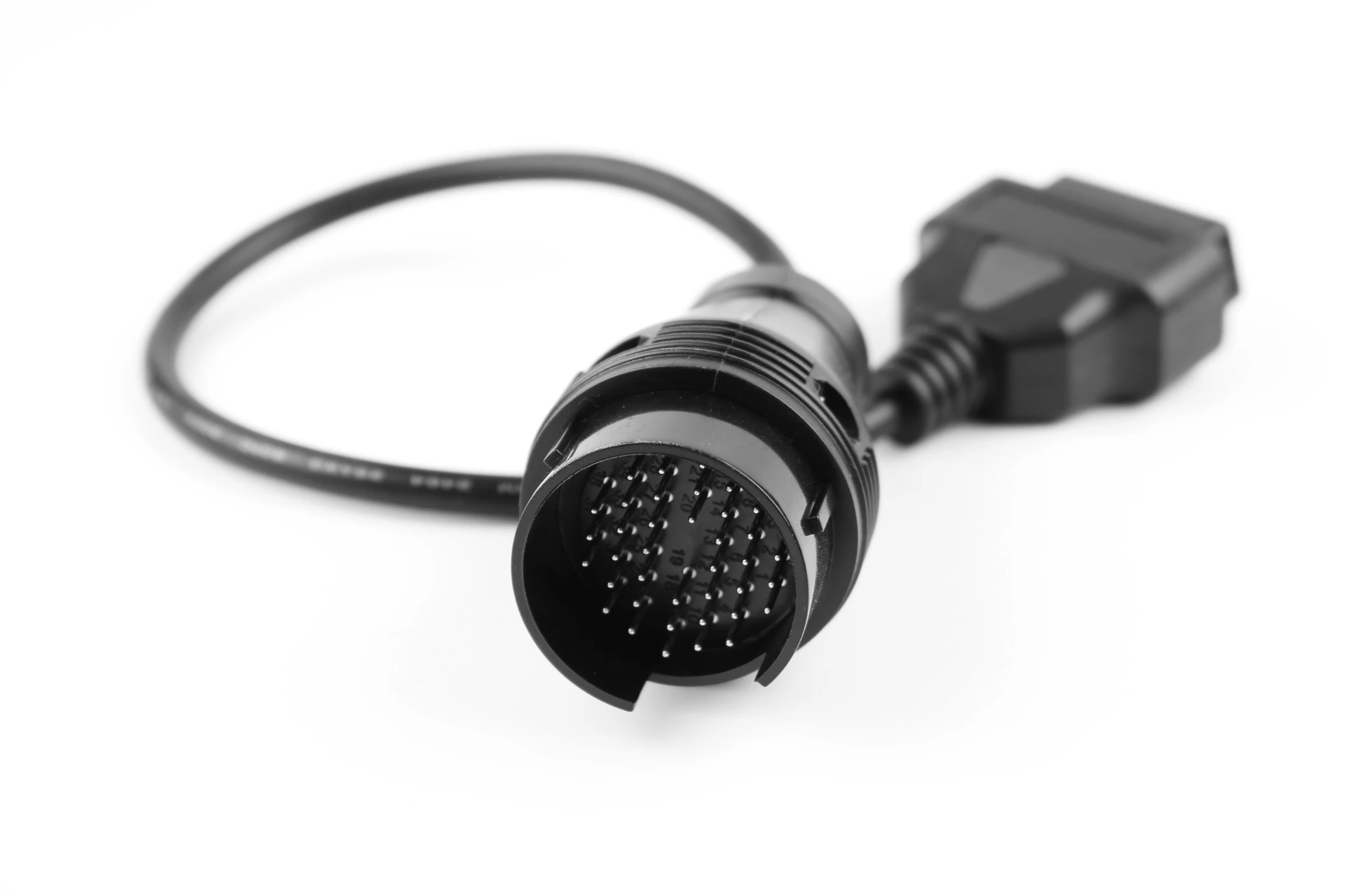 For BENZ 38Pin To OBD2 16Pin Diagnostic Adapter OBD2 Connector For MB 38 Pin To 16 Pin OBD2 Cable For MB Series 5