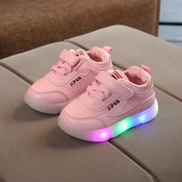 2024 New Brands Classic LED Lighted Baby Casual Shoes Glowing Infant Tennis High Quality Girls Boys Sneakers Shoes Toddlers 4
