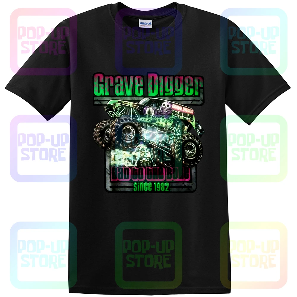 Grave Digger Monster Jam Boys T Shirt Taglia Youth Small Monster Truck Nero