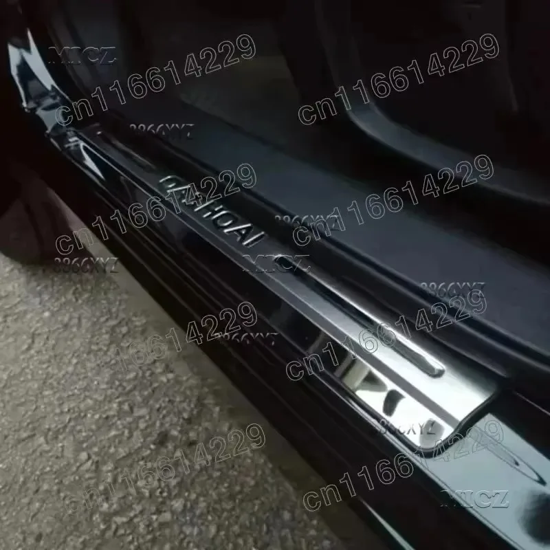 닛산 Qashqai J10 J11 용 자동차 2007 - 2012 2013 2014 - 2019 도어 씰 스커프 플레이트 스테인레스 스틸 도어 씰 페달
