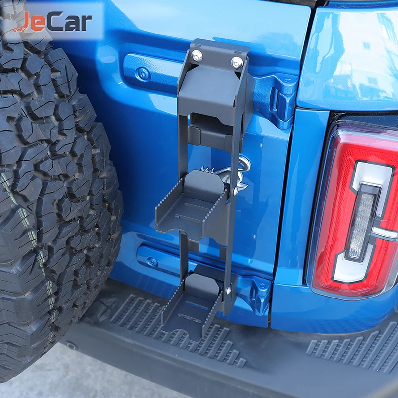 JeCar – charnière de porte arrière de voiture en fer, pédale d'escalade  pour Ford Bronco 2021 up, accessoires extérieurs - AliExpress