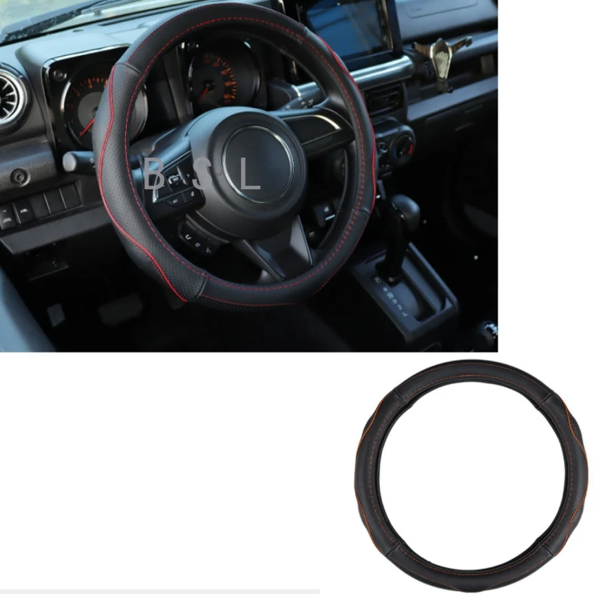 

Car derma Steering Wheel Glove for Suzuki jimny JB64 JB74 2019-2021 Multi Color Steering Wheel Automobiles Accessories