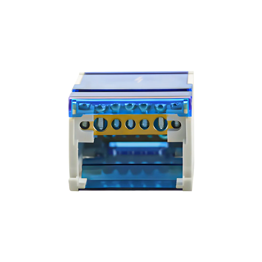 Wire Electrical Connector Din Rail Terminal Block Power Distribution Box 1 Piece WDH407 Screw Junction Modular Universal