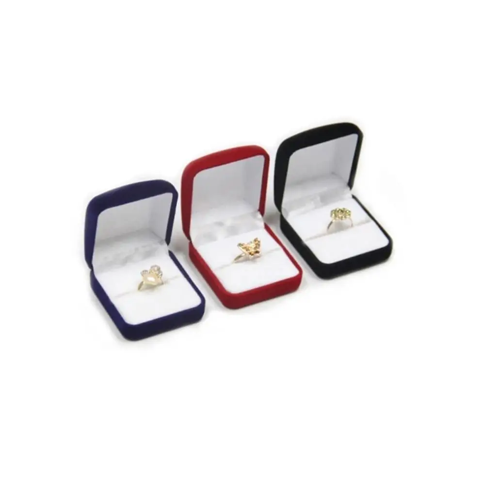 

Color Travel Gift Box Wedding Ring Case Velvet Jewelry Display Case Mini Ring Box Engagement Ring Box Earrings Jewelry Storage