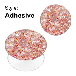 Glitter Foldable Phone Grip and Ring Holder with Adhesive (Z)