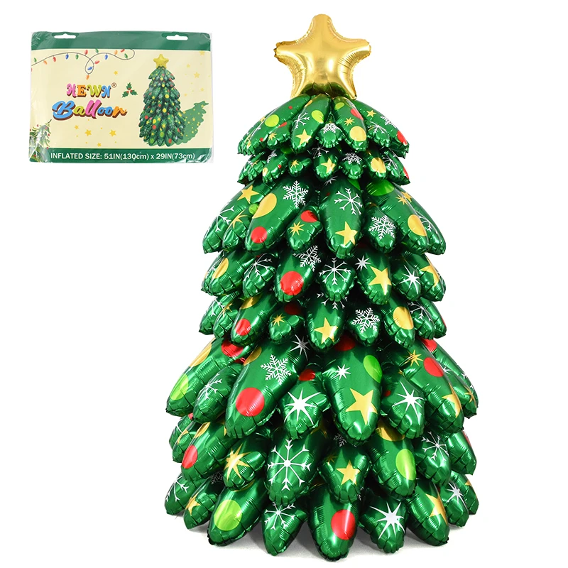 

Inflatable Tree Shape Balloons for Christmas Winter Party Decor Green Xmas Tree Balloons New Year Noel Navidad Home Decoration