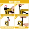 Picture Frame Gun Nailer With 1000pcs Nails Manual Flex Point Tacker Framing Pin Stapler Lightweight Point Nail Tacker Hot sale 3