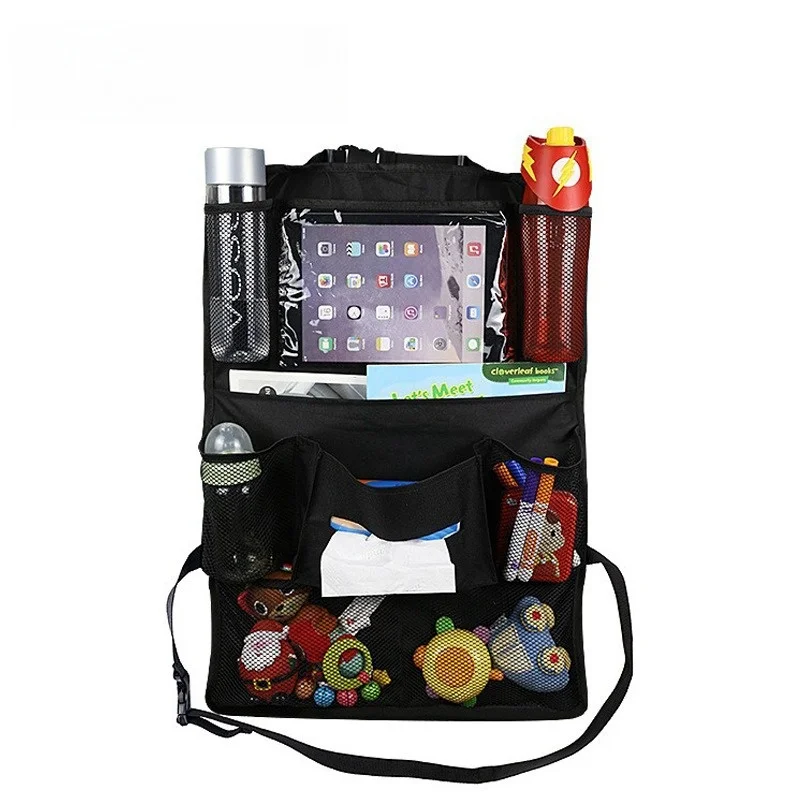 

Car Back Seat Storage Bag Touch Screen Tablet Holder Back Seat Storage Bag Storage Box for Travel Accessories Car Accessories