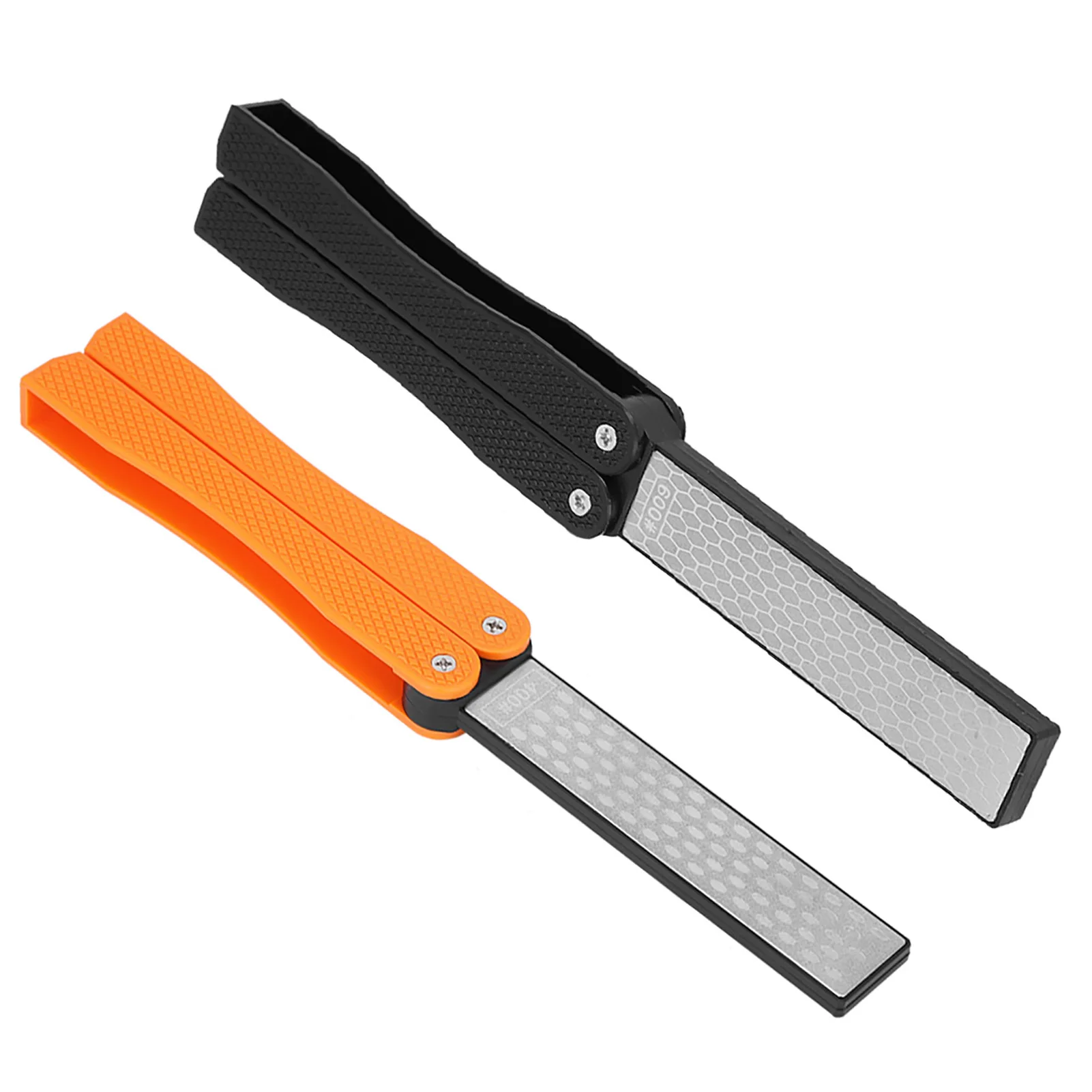 Double Sided Knife Sharpener Portable Folding AntiSlip Sharpener
