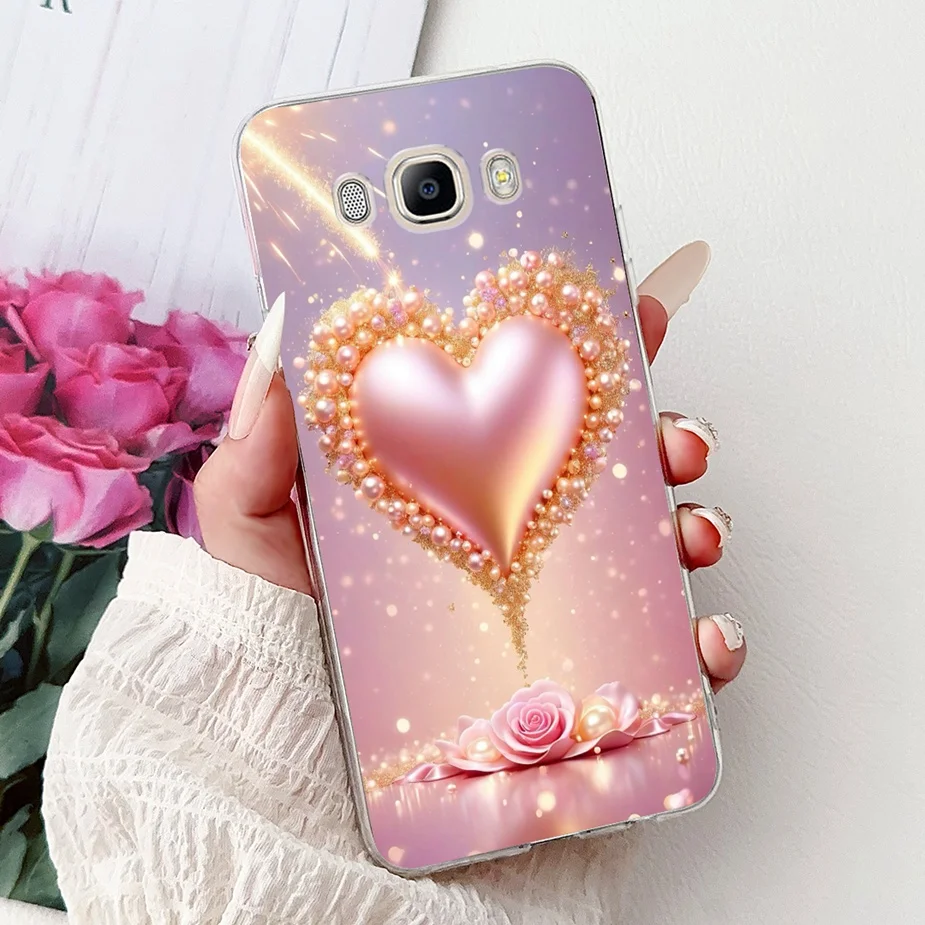 Luxury Painted Soft Silicone Phone Case - Elegant Design Cover