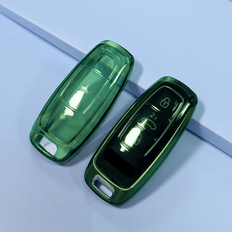 Transparent Smart Remote Car Key Case Cover Fob