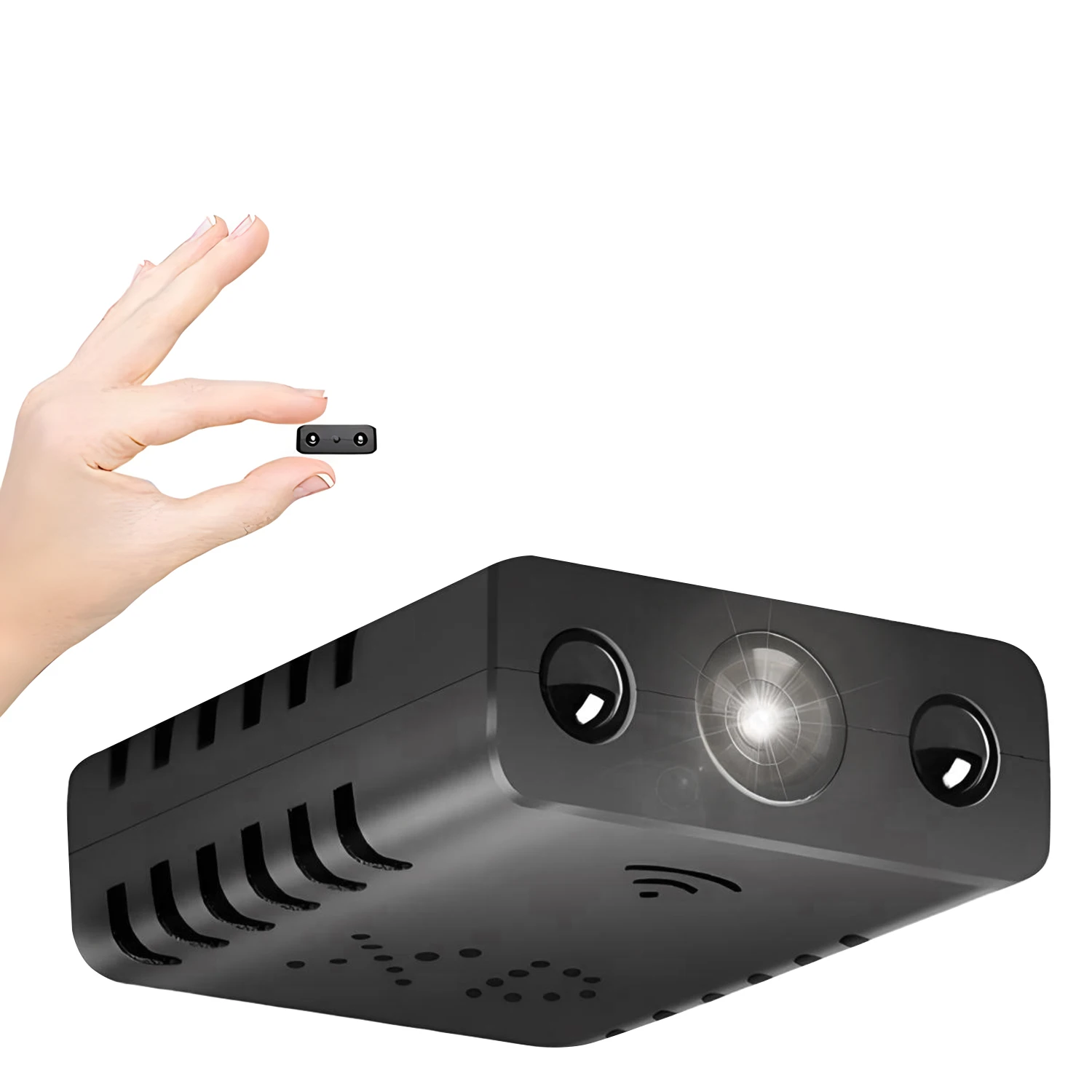 Mini Telecamera Full HD 1080P con Visione Notturna e Rilevamento del Movimento, Micro Cam per Sorveglianza Domestica, Videoregistratore WiFi