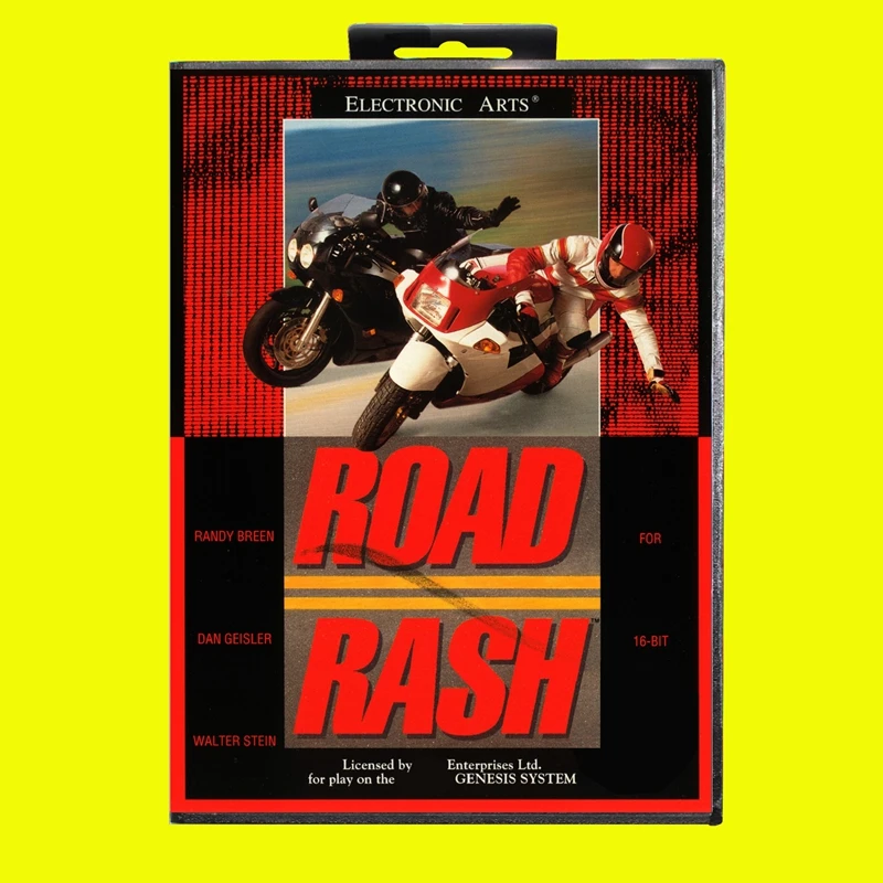 

Самая популярная игровая карта Road сыпь с американской коробкой для 16-битной системы Sega Mega Drive Genesis