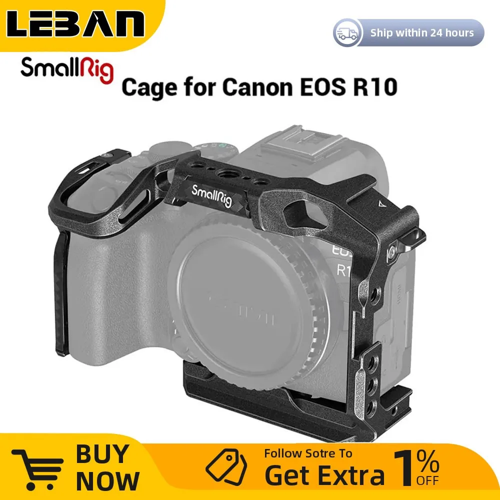 Full Camera Cage for Canon R7 - Black