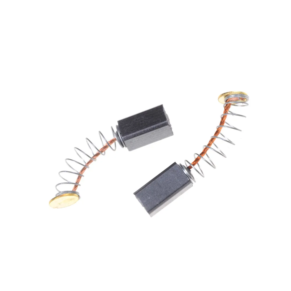 60pcs Carbon Brushes For Electric Motors – 13x8x5mm With Wire Leads (Generic Replacement)