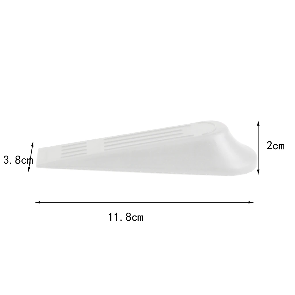 Door Stopper Silicone Door Stopper Door Stopper Bumpers 5pcs/Set Black Plastic Door Stop Stoppers Block Wedges Prevent Safety Doorstops
