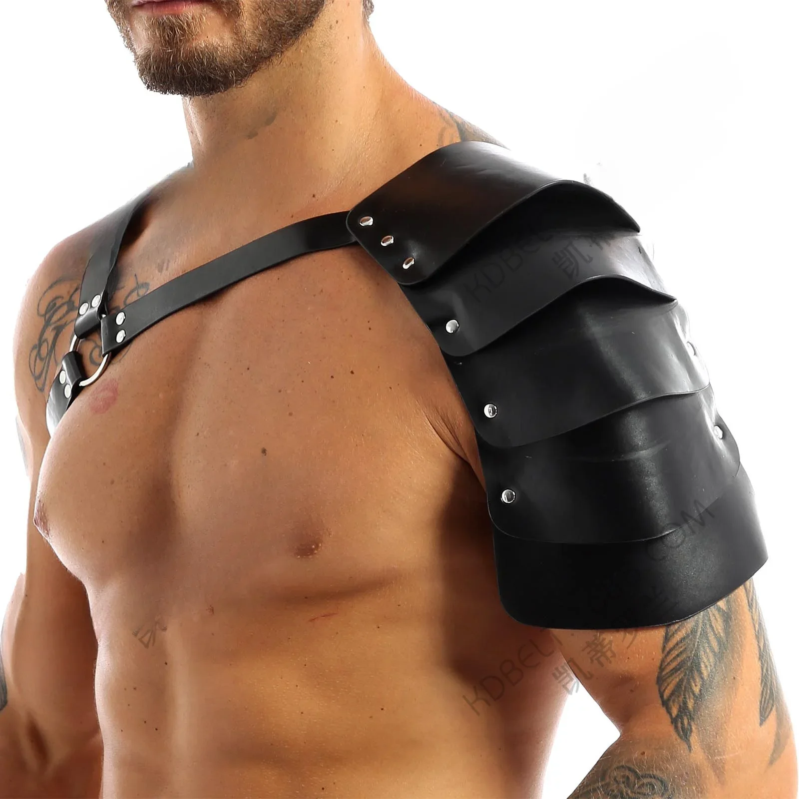 Medieval Renaissance Viking Men's Shoulder Armor Straps COSPLAY Halloween Role Play Props Anime Stitch Minecraft
