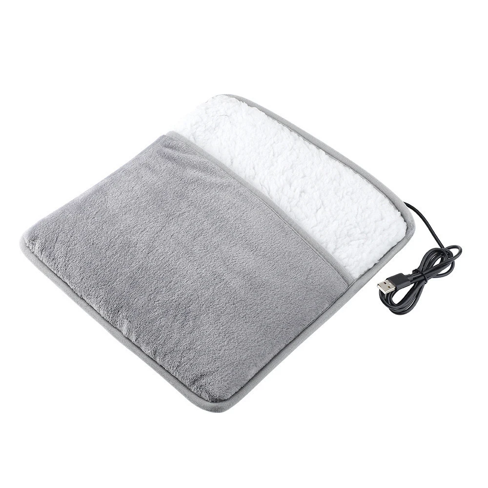 Foot Warmer Winter Electric Foot Heating Pad Soft Flannel Washable Foot Warmer Constant Temperature Heating Foot Warming Mat