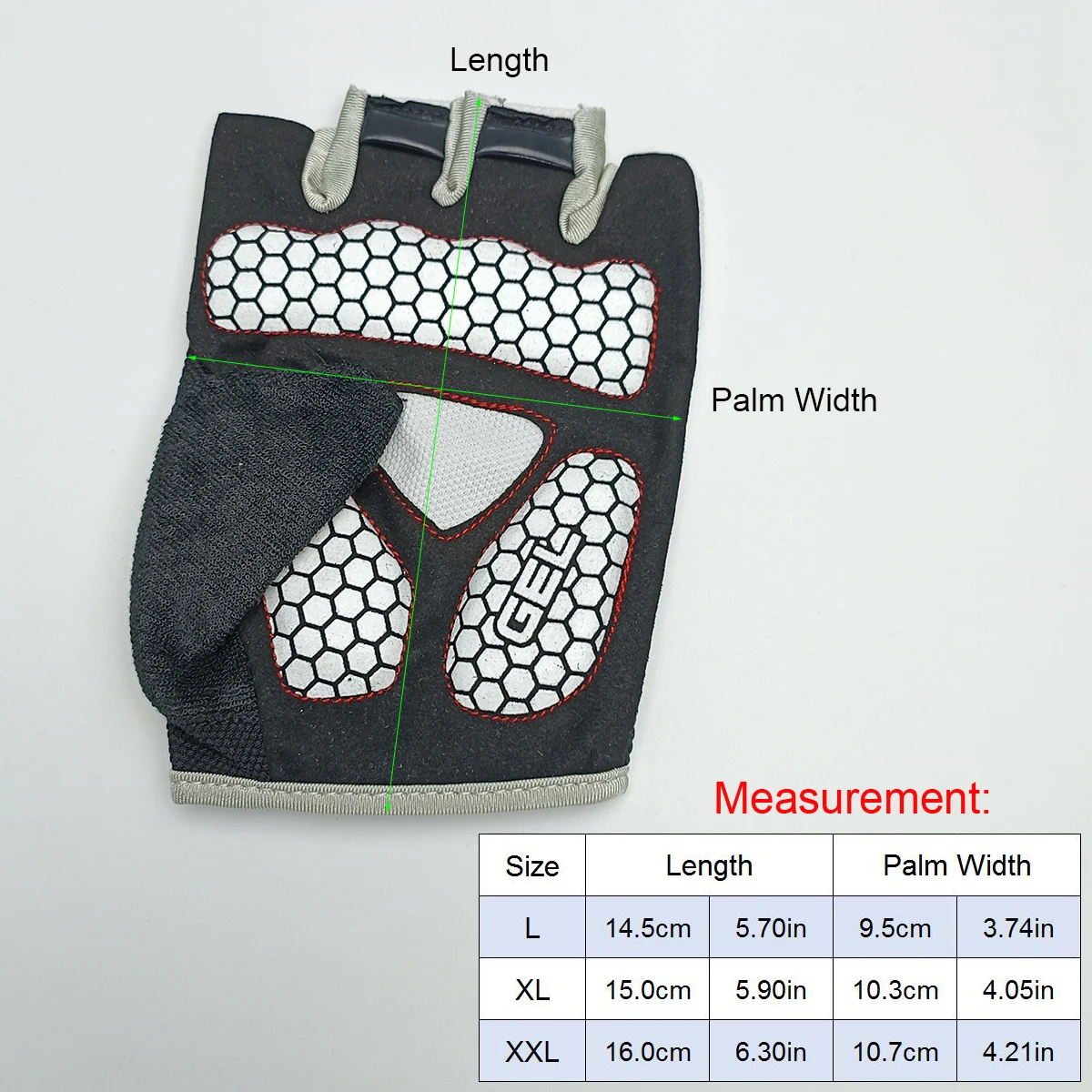 Kingsir MTB Mountain Bike Cycling Gloves Racing Shockproof men women XXL luvas para ciclismo mtb Bicycle Half Finger Gloves Gel 6