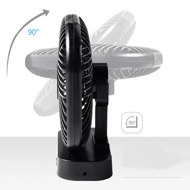 Magnetic USB Fan USB or AA Battery Powered Desk Fan with Three Speed Timing Function