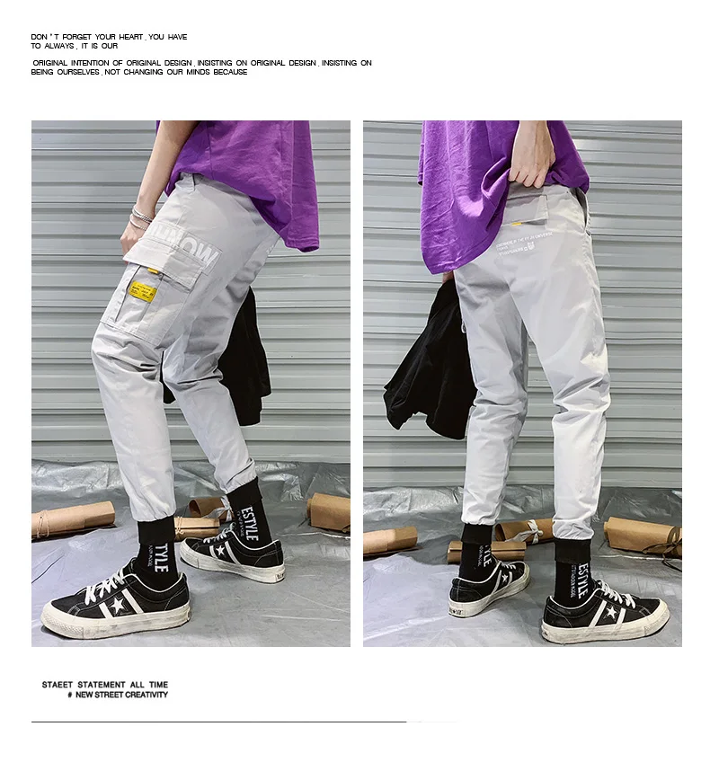 Summer Men's Casual Sports Five Minutes Pants Fashion Brand Cargo pants youth jogging pant harajuku fashion clothes carhartt cargo pants