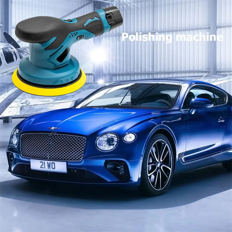 Cordless Car Polisher Multi-functional Electric Rotary Polishing Machine 5000rpm 6 Variable Speed Scratches Repair Waxing Tools car polisher