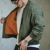 Maden MA-1 Bomber Flight Jackets Windproof Fighter Pilot Flight Jacket Casual Motorcycle Coat Men's Baseball Uniform 1