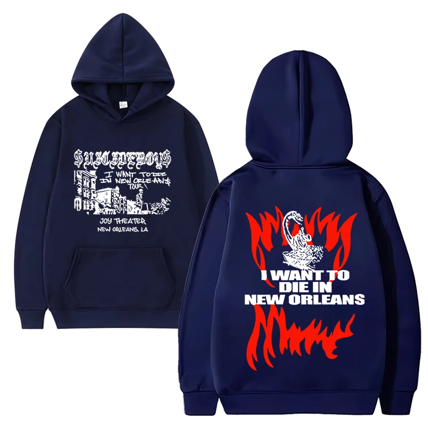 2024 New Suicideboys band G59 Tour harajuku Hoodie Men Women vintage oversized streetwear Unisex Fleece Long sleeve Sweatshirt