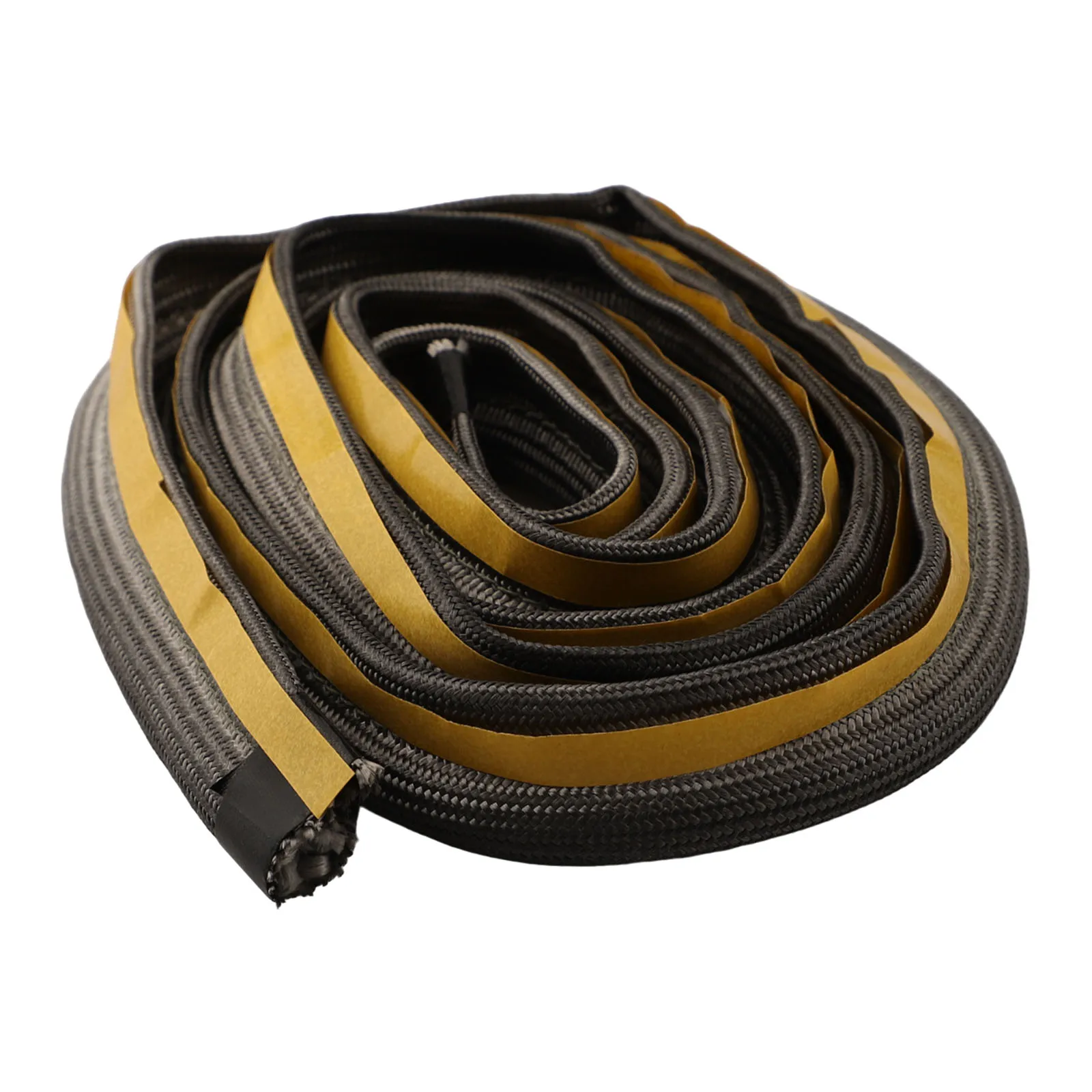 Stove rope seal Door Seal Black Diameter 10mm Fire Glue Glass Yarns Oven Thermal Insulation 1pcs Practical