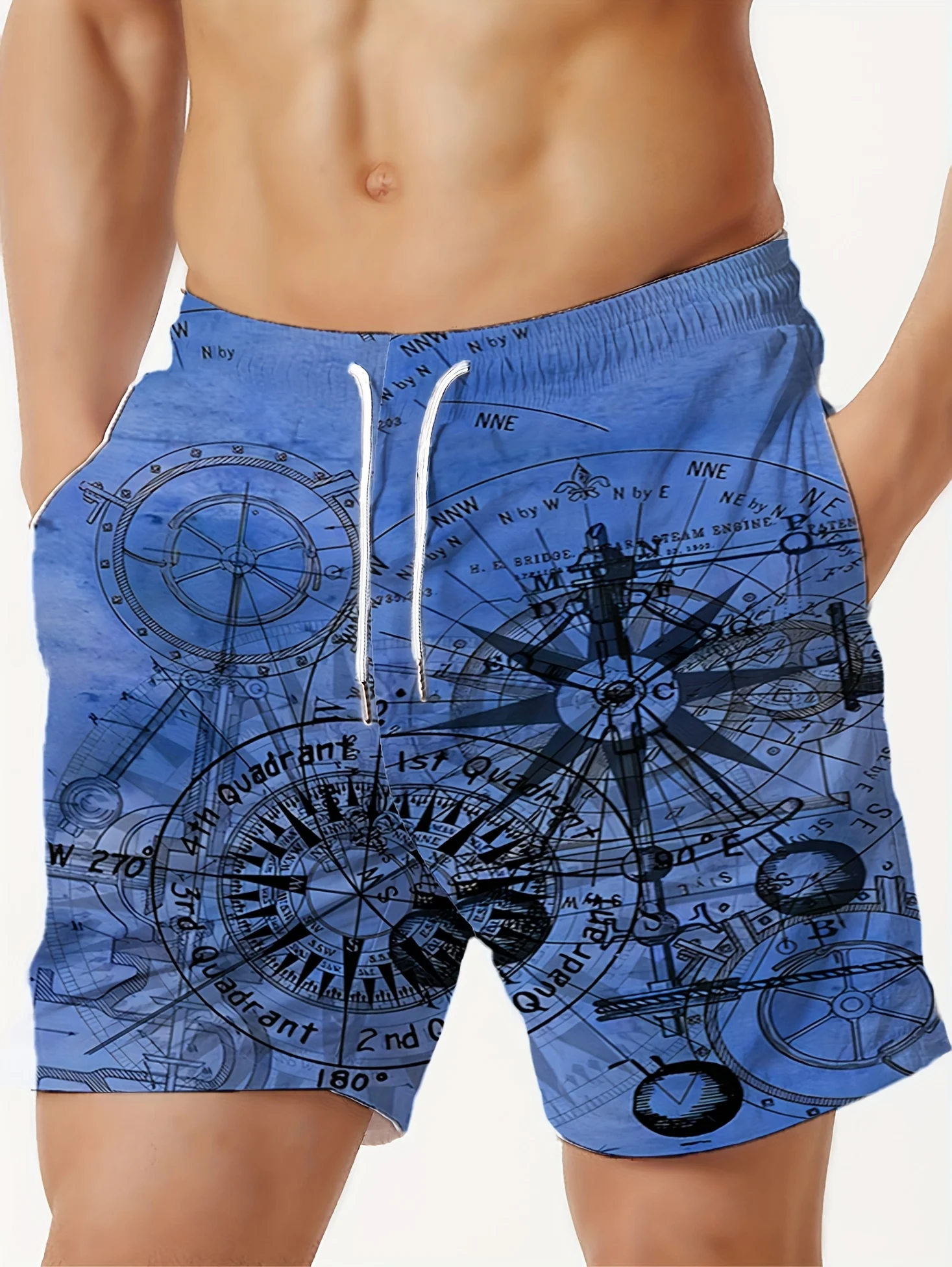 Mens Beach Shorts Casual Surfing Gym Sports Pants