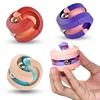 1pcs Bead Orbit Fidget Gyro Infinity Spinner Rotating Magic Track Fingertip Bead Toys Anti-stress Cube with Box Package 1