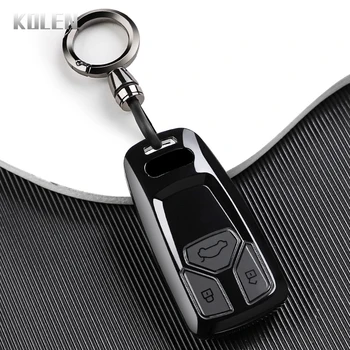 New TPU Car Key Case Cover For Audi A4 B9 A5 A6 8S 8W Q5 Q7 4M S4 S5 S7 TT TTS TFSI RS Protected Shell Fob Keychain Accessories 1