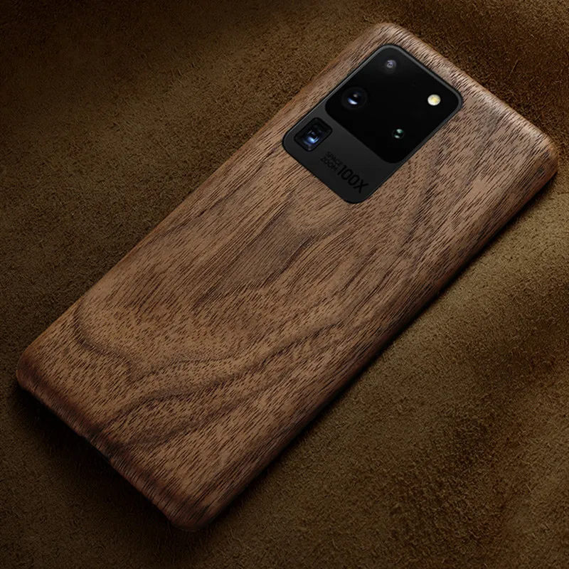 

Чехол для Samsung Galaxy Note 20 / S20 S20 + Plus S21 S20 Ultra из красного дерева