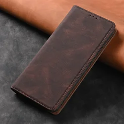 Premium Flip Wallet Case with Card Holder and Protective Cover for Galaxy A57 (Coffee)