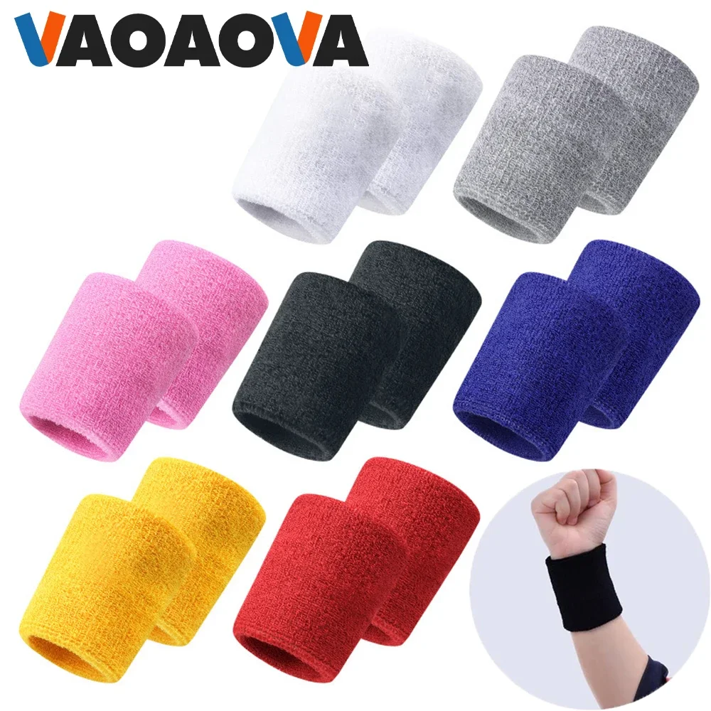 6 Muñequeras Deportivas Absorbentes - Para Fútbol, Baloncesto, Running Y Gimnasio, En Colores Surtidos