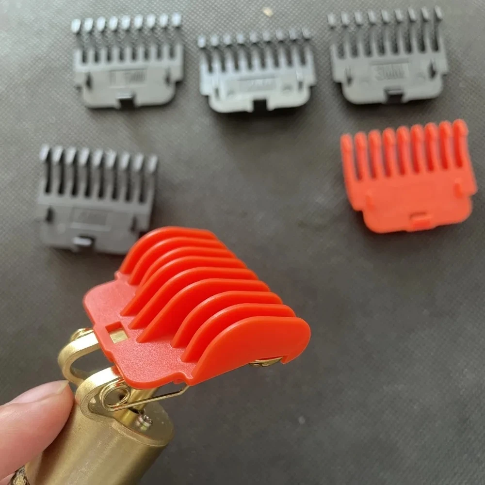 6PCS T9 Hair Clipper Guards Guide Combs Trimmer Cutting Guides Styling Tools Attachment Compatible 1.5mm 2mm 3mm 4mm 6mm 9mm