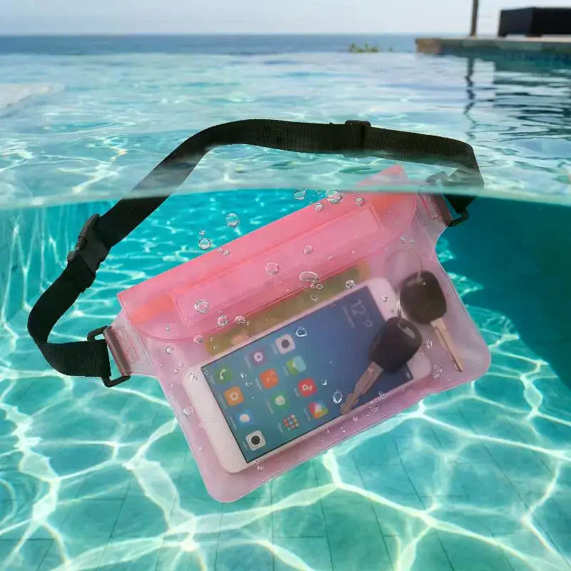 Universal Waterproof Dry Bag Pouch Case with Touch Screen Window Secure Lock Perfect for Kayak Rafting Snorkeling - Image 3