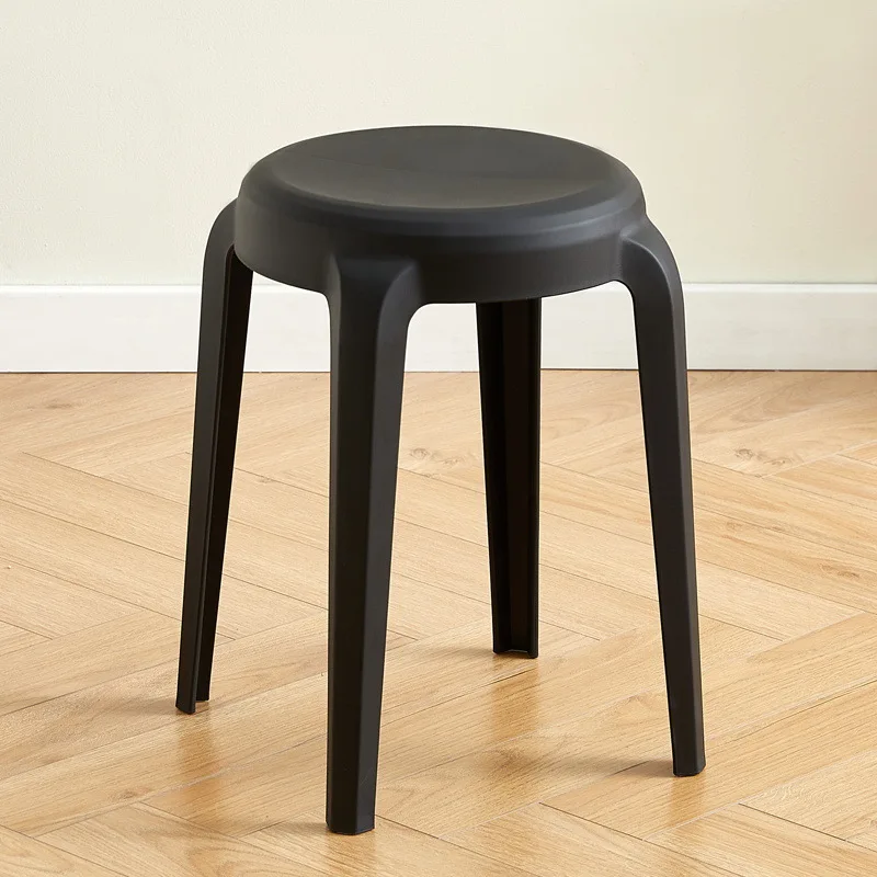 Wooden Stool Sitting Stool Plastic 1Pc Plastic Round Stool